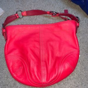 Pink coach purse